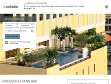 Tablet Screenshot of lemeridienchiangmai.com